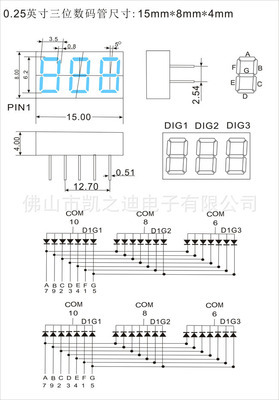高亮數碼管賦能數字技術 佛山凱之迪電子專業生產的共陰共陽數碼管解析